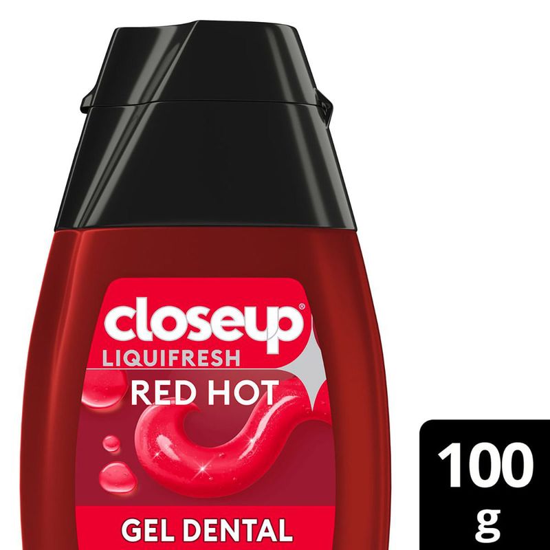 GEL DENTAL CLOSE UP LIQUIFRESH RED HOT 100G