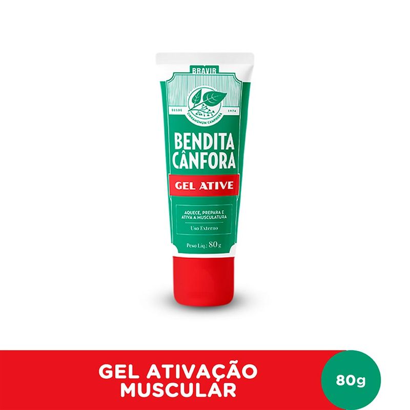 BENDITA CÂNFORA GEL ATIVE 80G