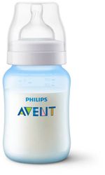KIT MAMADEIRA PHILIPS AVENT ANTI COLIC 125ML+260ML+1BICO AZU