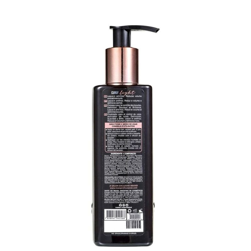 LEAVE-IN TRUSS CURLY LIGHT 250ML