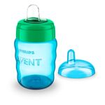 COPO PHILIPS AVENT EASY SIP BICO SILICONE VERDE E AZUL 260ML