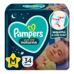 FRALDA PAMPERS PANTS NOTURNA M 34UN