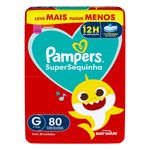 FRALDA PAMPERS SUPERSEC G 80UN