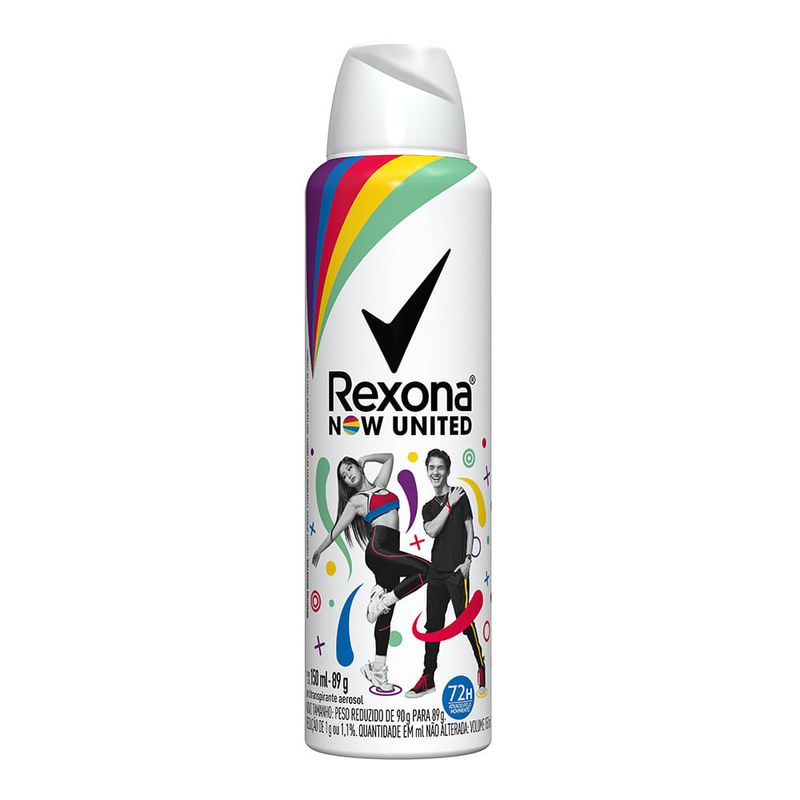 DESODORANTE AEROSSOL NOW UNITED 150ML
