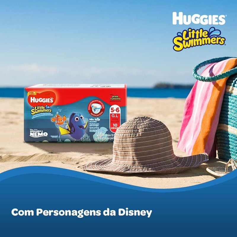 FRALDA HUGGIES LITTLE SWMMERS G 1UN