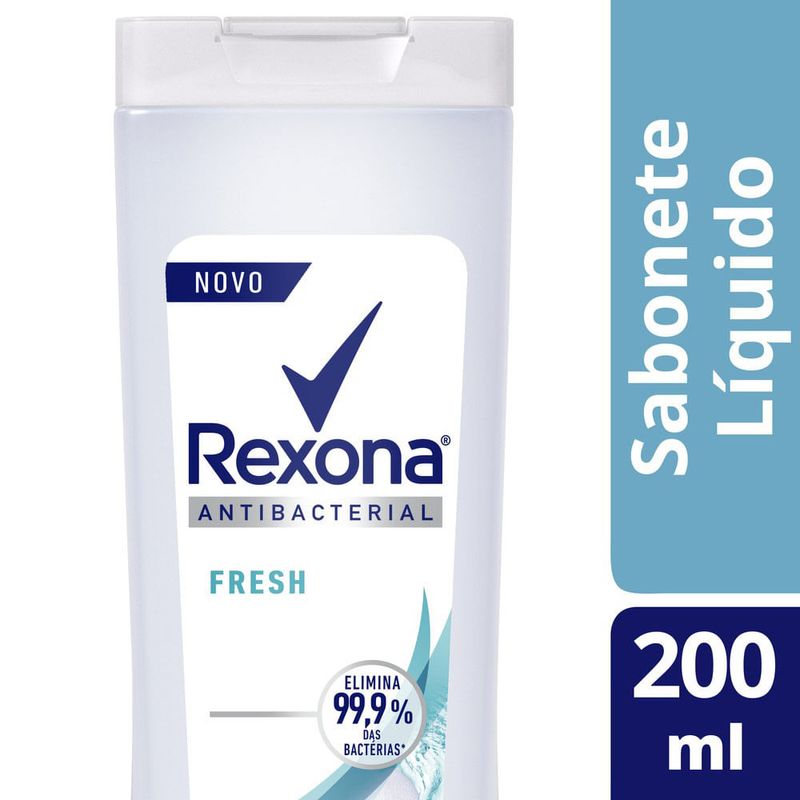 SABONETE LIQUIDO REXONA ANTIBACTERIAL FRESH 200ML