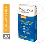 INPRUV D 2.000UI SABOR DOCE DE LEITE MASTIGAVEIS 30CPR