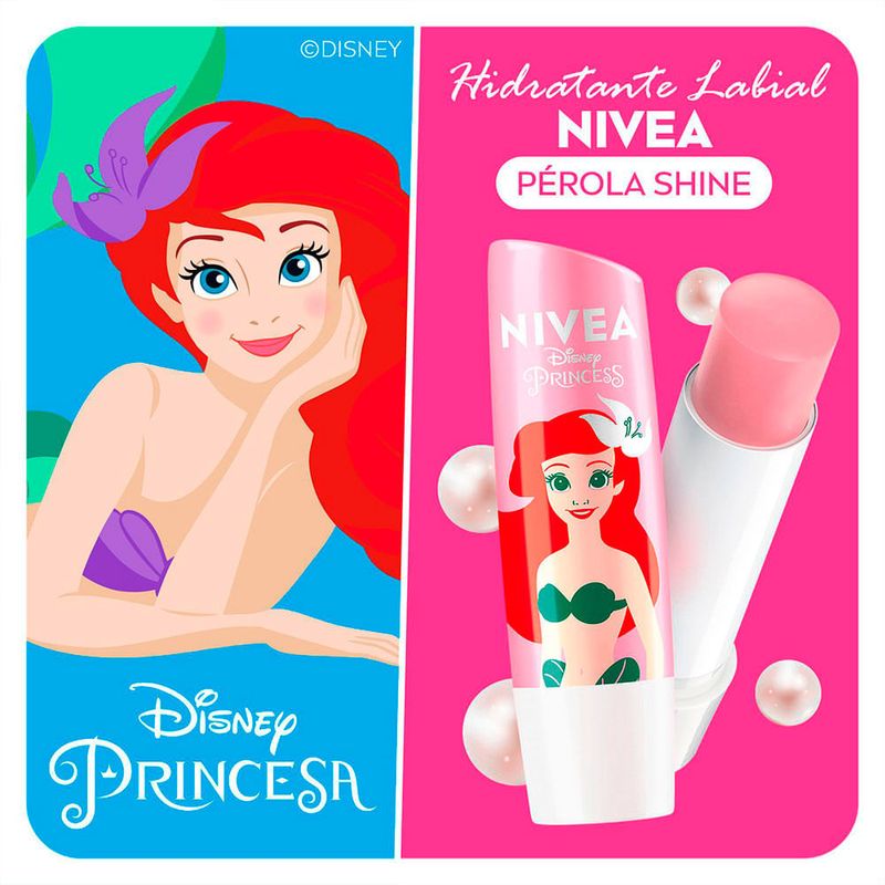 NIVEA PROTETOR LABIAL PEROLA SHINE ARIEL 4,8G