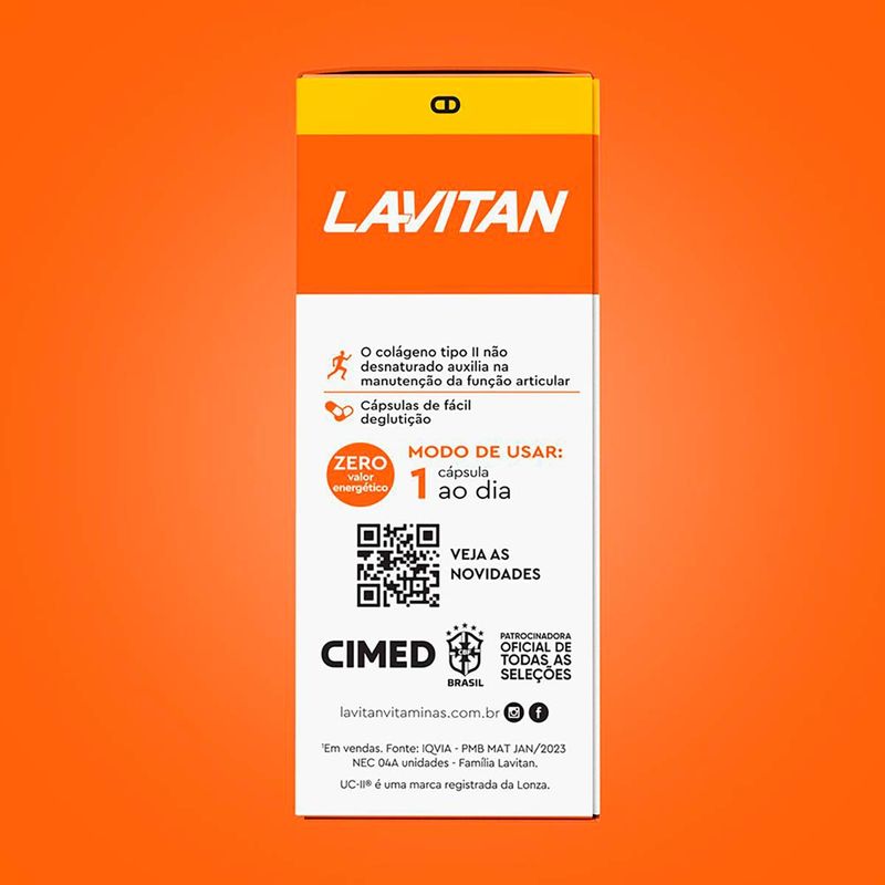LAVITAN COLAGENO TIPO II 30CAP