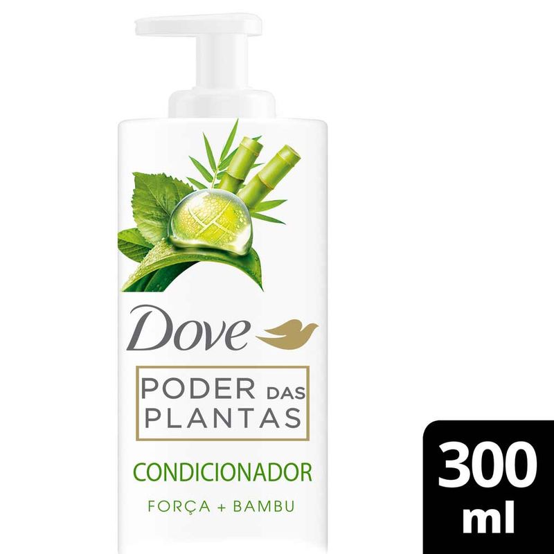 DOVE CONDICIONADOR PODER DAS PLANTAS FORÇA+BAMBU 300ML