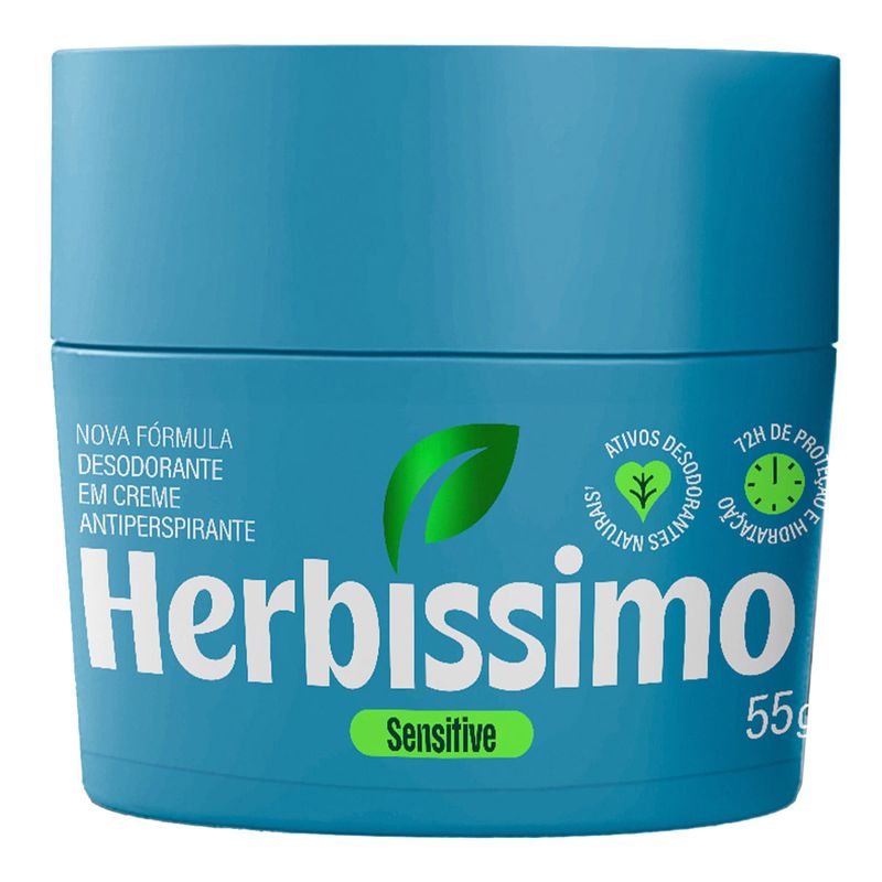 DESODORANTE HERBISSIMO CREME SENSITIVE 55G