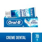 CREME DENTAL ORAL-B EXTRA BRANCO COM BICARBONATO DE SODIO 70