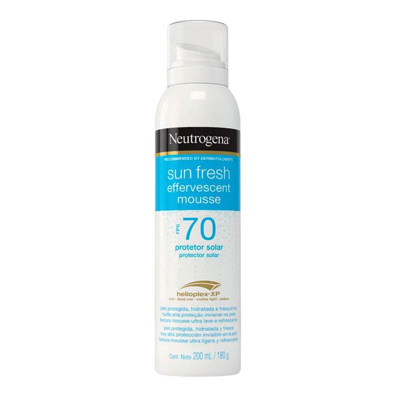 PROTETOR SOLAR NEUTROGENA SUN FRESH MOUSSE EFERVESCENTE FPS7