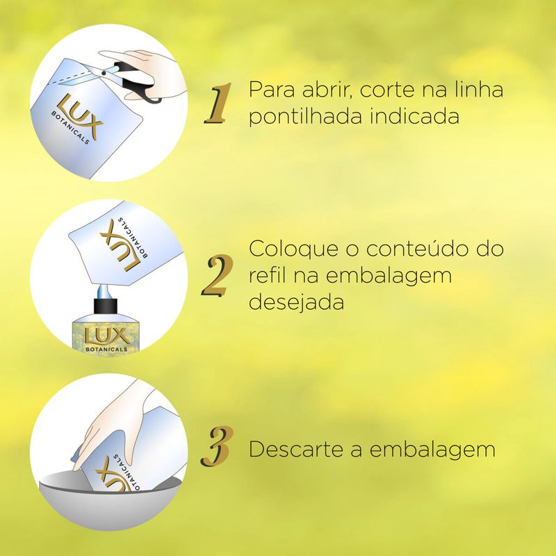 SABONETE LIQUIDO LUX ERVA DOCE REFIL 440ML