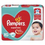 FRALDA PAMPERS SUPERSEC XG 40UN