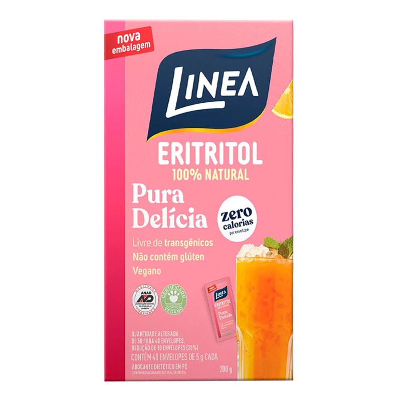 ADOÇANTE LINEA ERITRITOL 100% 50ENVELOPES