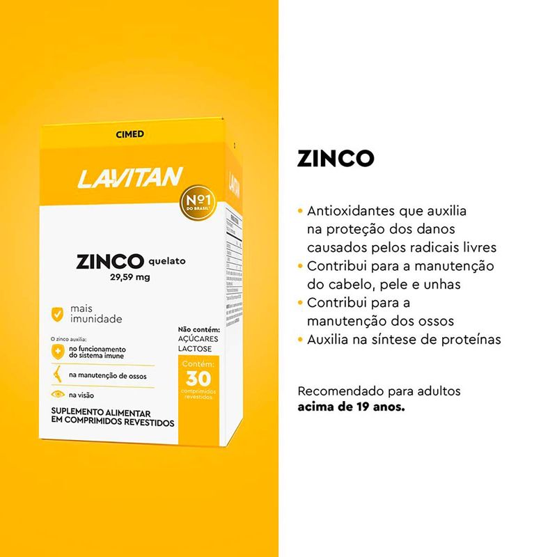 LAVITAN ZINCO 30CPR