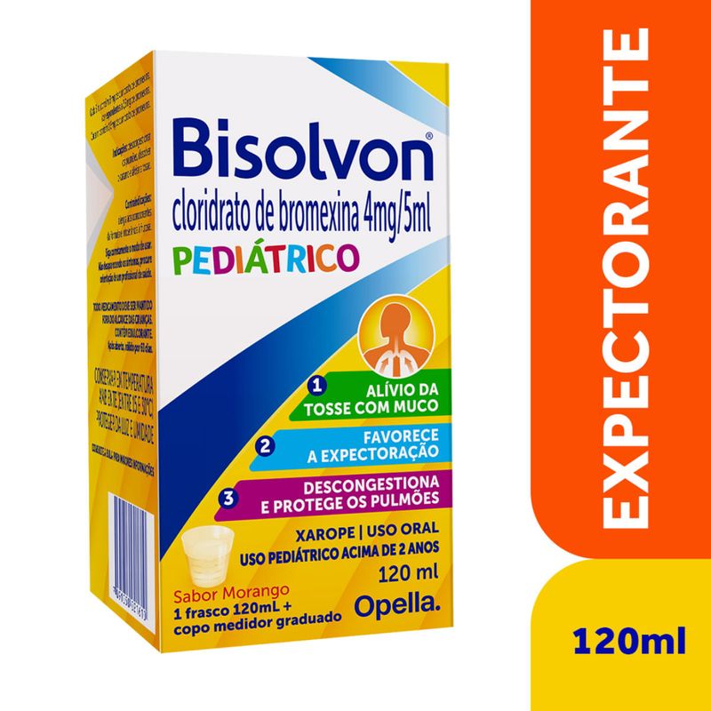 BISOLVON 4MG/5ML XAROPE EXPECTORANTE PEDIATRICO 120ML