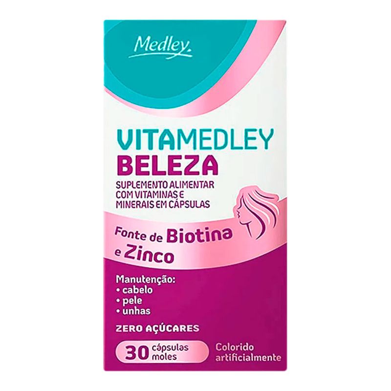 VITA MEDLEY BELEZA 30CAP