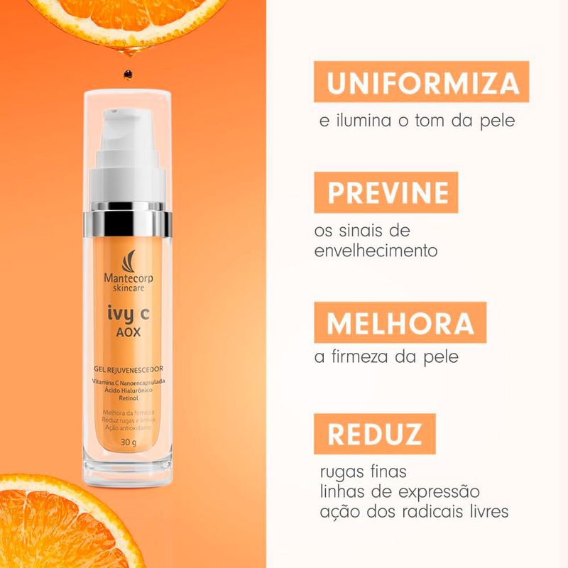 IVY C AOX GEL REJUVENESCEDOR 30G