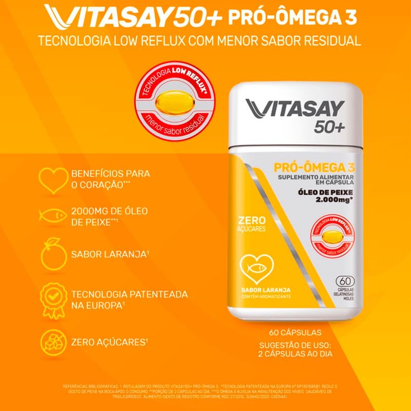 VITASAY 50+ PRO OMEGA 3 60CAP