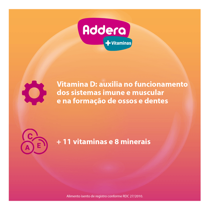 ADDERA +VITAMINAS 1.000UI 30CPR REVESTIDOS