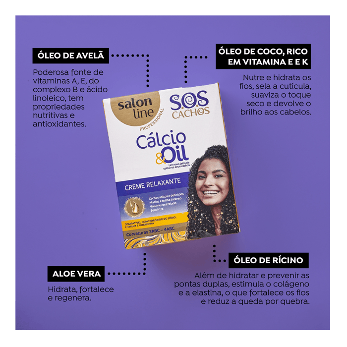 SALON LINE KIT CREME GUANIDINA CALCIO OIL