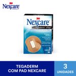 CURATIVO NEXCARE TRANSPARENTE TEGADERM COM PAD 3UN