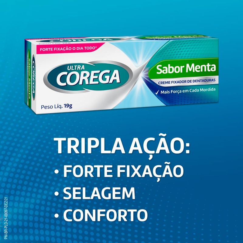 COREGA ULTRA CREME MENTA 19G