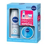 NIVEA KIT AGUA MICELAR 200ML + CREME FACIAL 100G