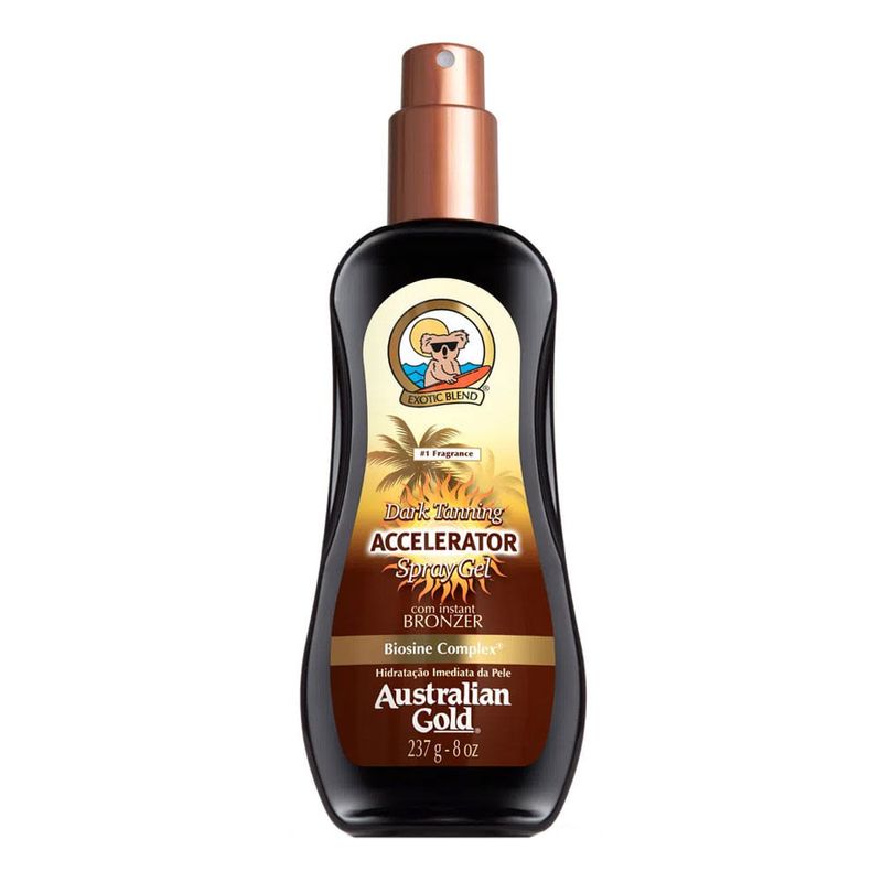 AUSTRALIAN GOLD SPRAY GEL BRONZEADOR ACCELERAT INSTANT 237G