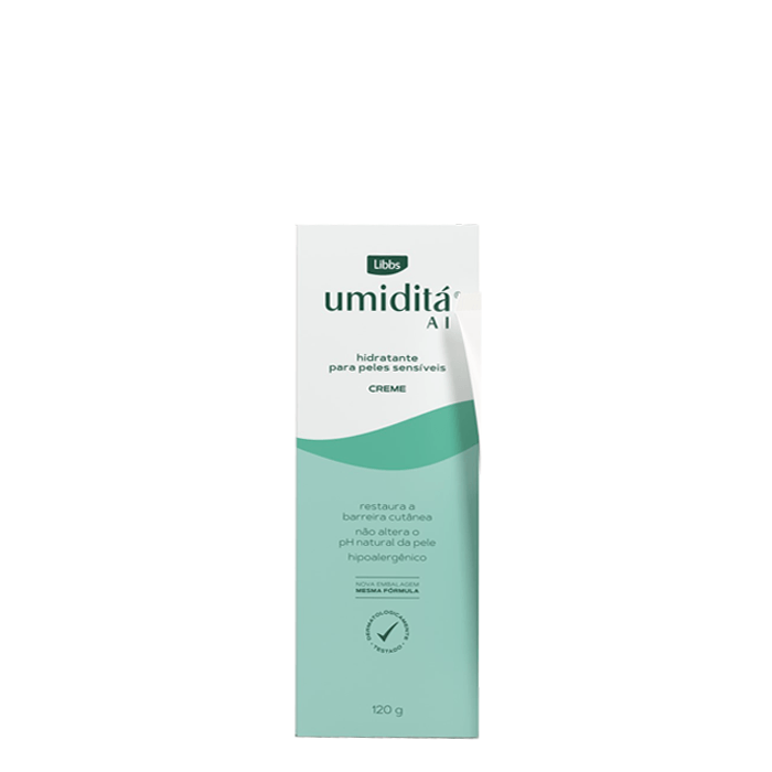 UMIDITA AI CREME HIDRATANTE PARA PELES SENSIVEIS 120ML