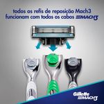 APARELHO GILLETTE MACH3 ACQUA GRIP MAIS 3CARGAS REGULAR GRAT