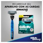 APARELHO GILLETTE MACH3 ACQUA GRIP MAIS 3CARGAS REGULAR GRAT