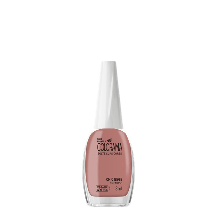 ESMALTE COLORAMA CREMOSO CHIC PELE 8ML
