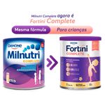 FORTINI COMPLETE SABOR BAUNILHA 800G