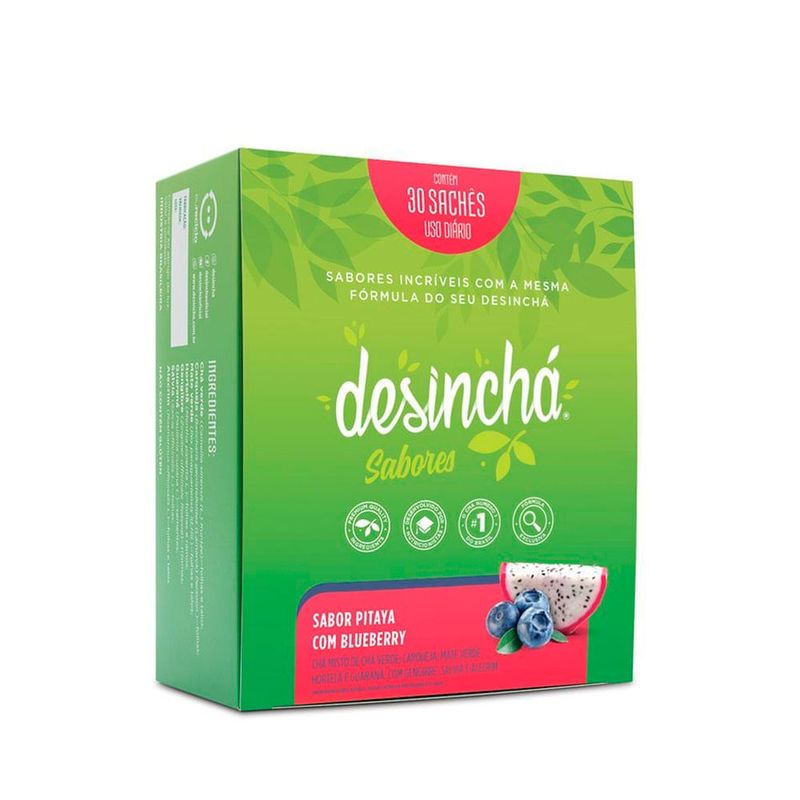 CHA DESINCHA SABOR PITAYA COM BLUBERRY 30SACHES