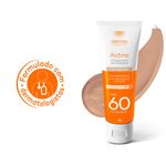ACTINE COLOR PROTETOR SOLAR TOQUE SECO FPS60 40G