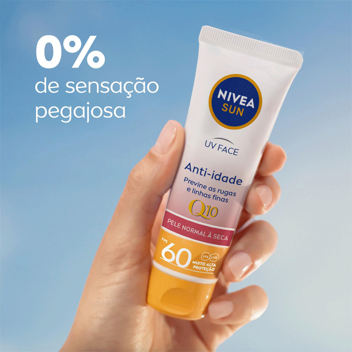 NIVEA SUN BEAUTY EXPERT PROTETOR SOLAR FACIAL PELE NORMAL A