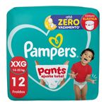 FRALDA PAMPERS PANTS XXG 12UN