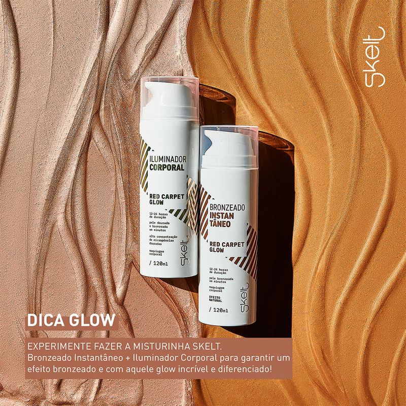 RED CARPET GLOW ILUMINADOR CORPORAL 12 A 24HORAS DE DURAÇAO