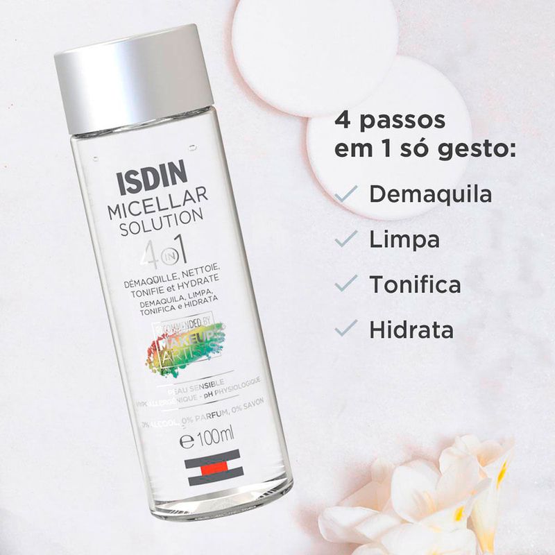 ISDIN MICELLAR SOLUTION 4EM1 100ML