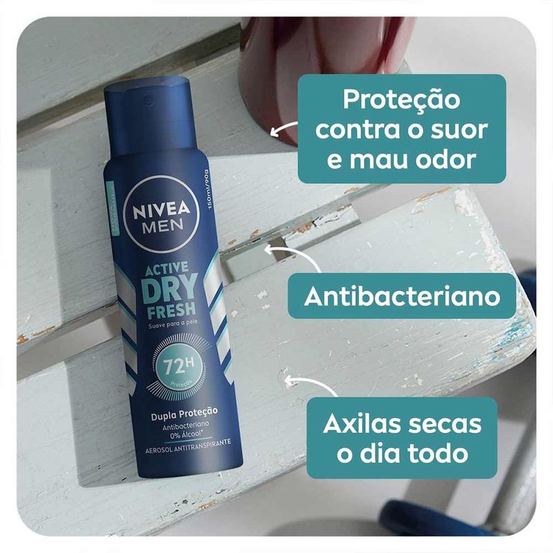 NIVEA DESODORANTE AE ACTIVE DRY FRESH FOR MEN 150ML
