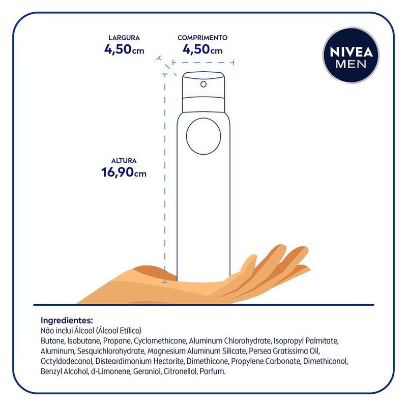 NIVEA DESODORANTE AE ACTIVE DRY FRESH FOR MEN 150ML