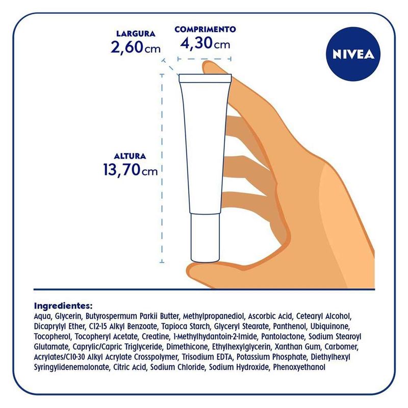 NIVEA Q10 PLUS C ANTISSINAIS+ENERGIA CONTORNO DOS OLHOS 15G