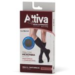 MEIA 3/4 ATTIVA MEDIA COMPRESSAO MASCULINA PONTEIRA FEC-254