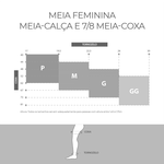MEIA CALÇA ATTIVA MED COMPRESSAO FEM PONTEIRA ABERTA P NAT