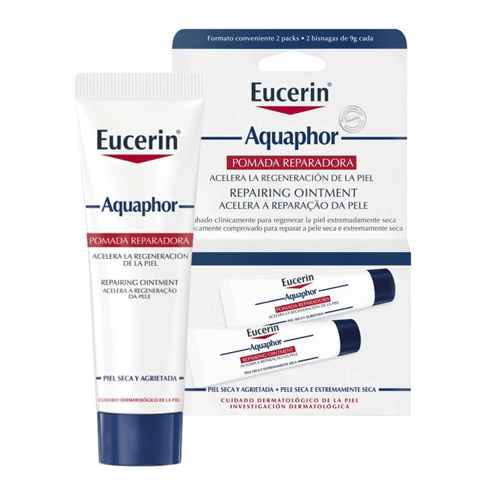 EUCERIN AQUAPHOR POMADA REPARADORA 9G 2UN