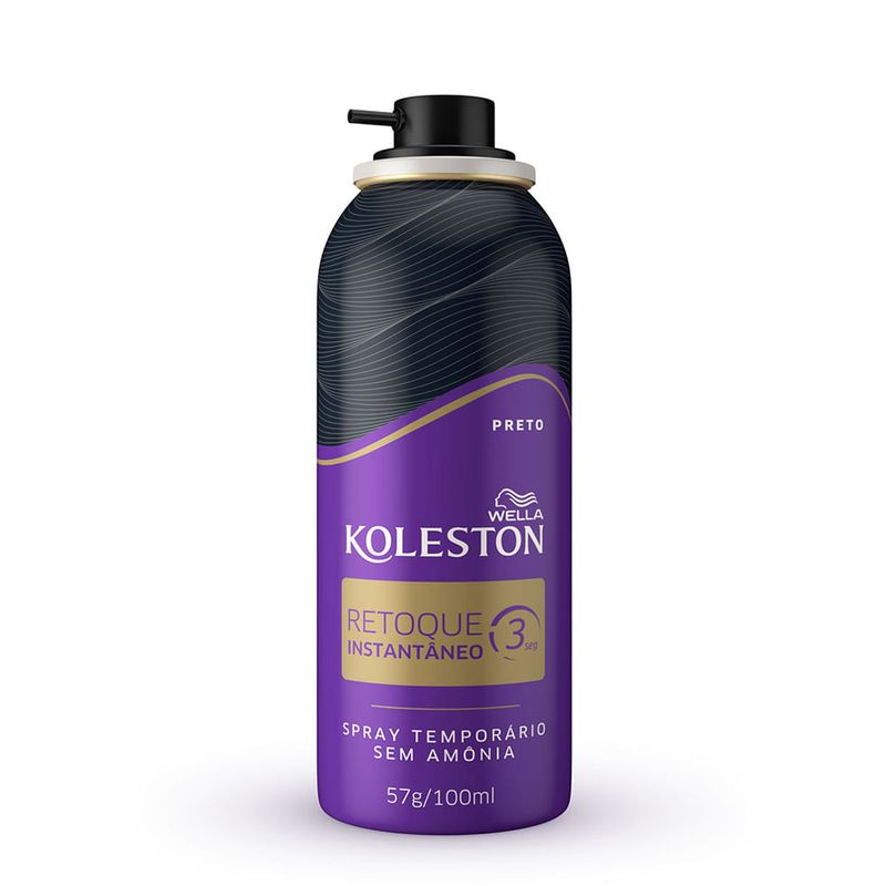 RETOQUE INSTANTANEO KOLESTON PRETO SPRAY 100ML