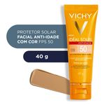 VICHY IDEAL SOLEIL PROTETOR SOLAR TOQUE SECO ANTI IDADE COM